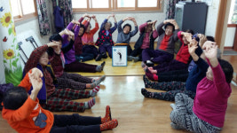 괴산군 추산보건진료소, 매일건강체조로 건강걱정 뚝