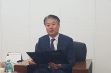 최상권 신우산업 대표 대전상의 이전 공약 발표