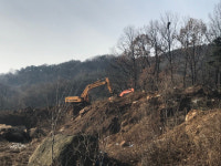 아산 명산 설화산 태양광발전소 설치 사업 몸살