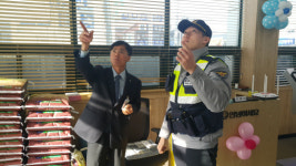 음성경찰서 설성지구대, 설 명절 특별방범활동 전개