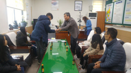 청양 주정2리 출신 황성준씨, 후배들에 장학금 기탁