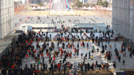 엑스포시민광장 야외스케이트장 내년에 또 만나요