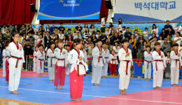 제6회 백석대 총장배 전국태권도대회 성료