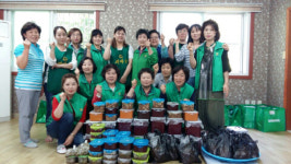 계룡시새마을부녀회 자연마을 노인정 밑반찬 해주기 실시
