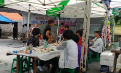 청양 정산면 마치2리, 경로잔치 행사 가져