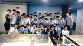 [사진뉴스] 대전대신고등학교 27일 대전일보신문박물관견학