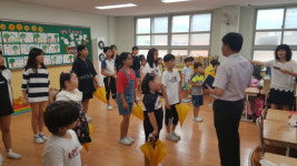 서산소방서, 소방동요대회 출전 어린이 격려