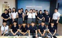 [사진뉴스] 대전 한빛고등학교 1학년 교사 및 학생 20명 19일 대전일보신문박물관 견학
