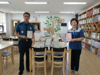 안병문 한산파출소장 북적북적 북카페에 200만원 상당 도서기증
