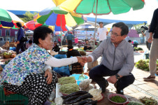 노박래 서천군수 전통시장 방문 애로사항 청취
