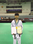 충남대 태권도 신예 윤여준, 전국대회 금메달