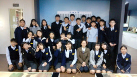 [사진뉴스] 대전어은중학교 1학년 교사 및 학생 28명, 대전일보신문박물관 견학