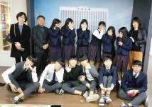 [사진뉴스] 세종 연동중학교 1학년 교사 및 학생 15명 25일 대전일보신문박물관 견학