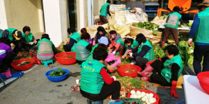 공주시 의당면과 새마을회와 함께 사랑의 김장담그기