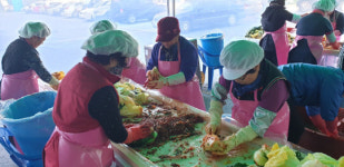 (사)한국지체장애인협회 괴산군 장애인복지관, 사랑의 김장 나눔실시