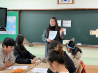 옥천 안남초등학교 작가와 함께 하는 민화교실운영
