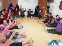 옥천군서면 주민자치프로그램 발 관리교실 인기