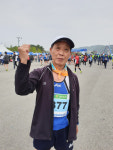 [3대하천마라톤]-화제의 마라토너 최고령 참가자 이현태씨