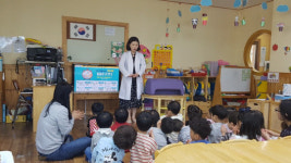 부여군보건소, 유치원생들에 손씻기 교육