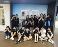 [사진뉴스] 대전신계중 신문박물관 견학