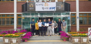 공주경찰서신관지구대 보이스피싱 예방 홍보 나서