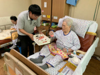 논산 강경고 동아리, 요양병원서 봉사 활동