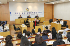 [사진뉴스]  충남대 법률대전충남소비자연맹, 캠퍼스 열린 청렴 모의법정