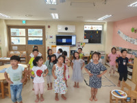 계룡소방서, 119소방동요대회 출전 어린이 격려