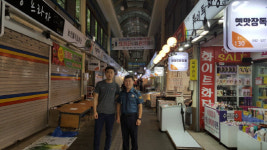 [사진뉴스] 내동지구대-한민시장상인회, 보이스피싱 앞장