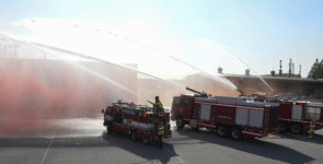 [사진뉴스] 공군 제20전투비행단, 서산소방서와 군·관 합동 소방훈련