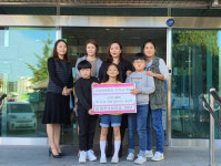 음성 용천초등학교, 음성군노인복지관에 수익금 전달