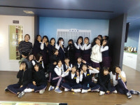 [사진뉴스] 대전 호수돈여자중학교 신문박물관 견학