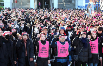 [포토] 무기한 총파업 들어간 철도노조