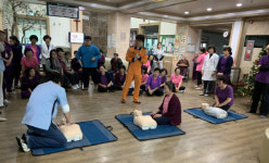 부여소방서, 겨울철 화재예방 요양원 소방안전교육