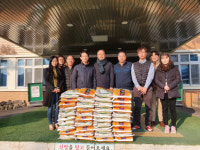 금산 추부제일교회, 추부행정복지센터에 백미 기탁