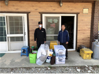 예산소방서, 주택화재 피해주민에 사랑의 손길 전해