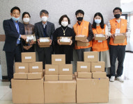 한화에어로스페이스 위생키트 천안지역아동센터 기부