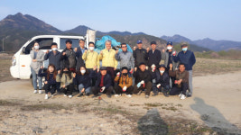 금산군 제원면, 조정천 둑방길 환경정화 실시