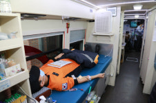 [사진뉴스] 서산소방서, 코로나19 극복 헌혈 릴레이