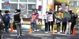 [포토] 초등학교 선거 시즌...조용히 선거 운동