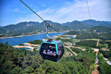 제천 청풍호반 케이블카 탑승객 100만 명 돌파