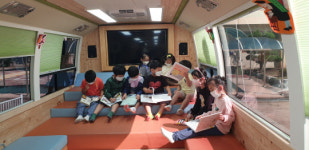 옥천죽향초 병설유치원 꿈의 책 버스프로그램 운영참가