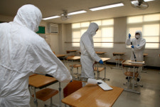 [포토] 수능 고사장 방역