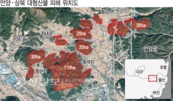 울주군, 언양 산불피해지 복원계획 용역 최종보고회