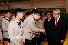 김복만 울산시교육감, 마이스터고등학교 입학식 참석