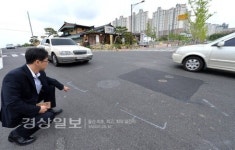 울산 울주군 온양 대안 사거리 교통사고 잦아