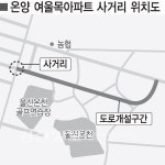 울산 울주군 온양 대안 사거리 교통사고 잦아