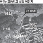 울주군 범서읍 천상리의 공립 천상고 설립 절차 착착 진행