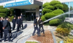 울산 남부소방서 여천119안전센터, 울산세관에서 합동소방훈련 실시