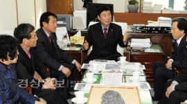 배영규 울산시의회 부의장, 신전경로당 증개축 간담회